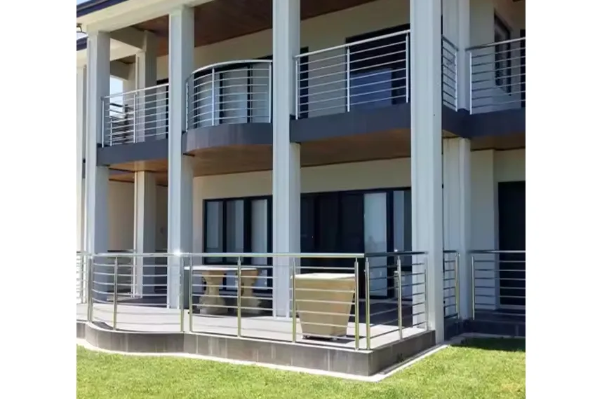 What Is the Standard Balustrade? Height, Handrail & Building Regulations Explained 3 Stainless steel railing on external balconies