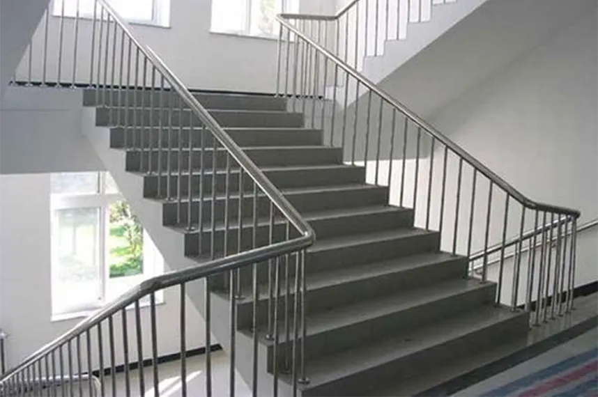 What Are the Benefits of Stainless Steel Railings and Cable Railings? 3 science building used stainless steel stair guardrails