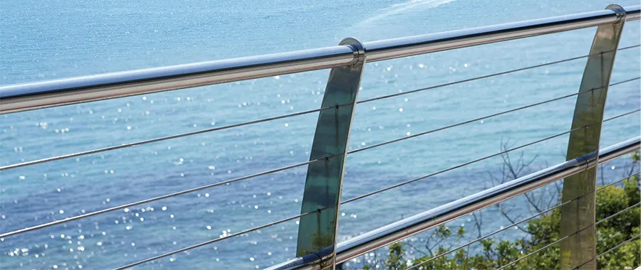 stainless stair railing