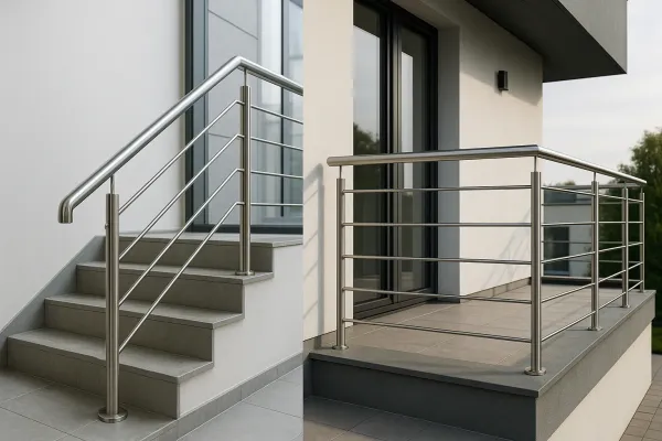 handrail vs railing